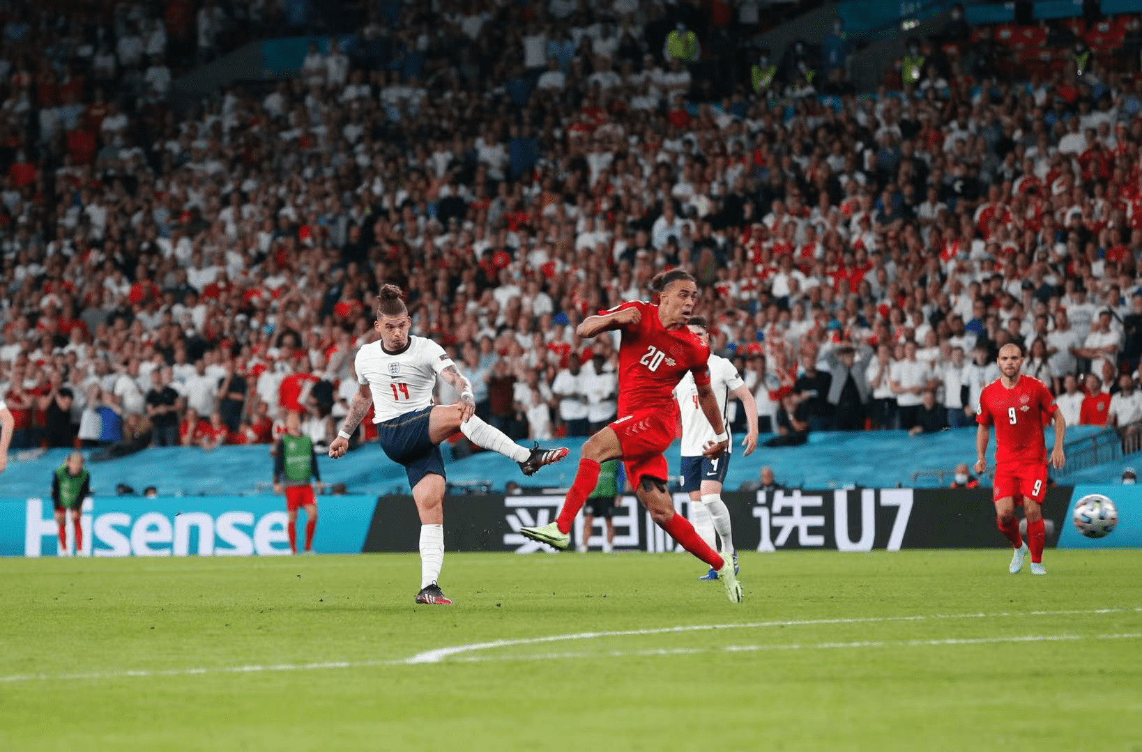 英格兰队碾压德国队，林高远扛起全队